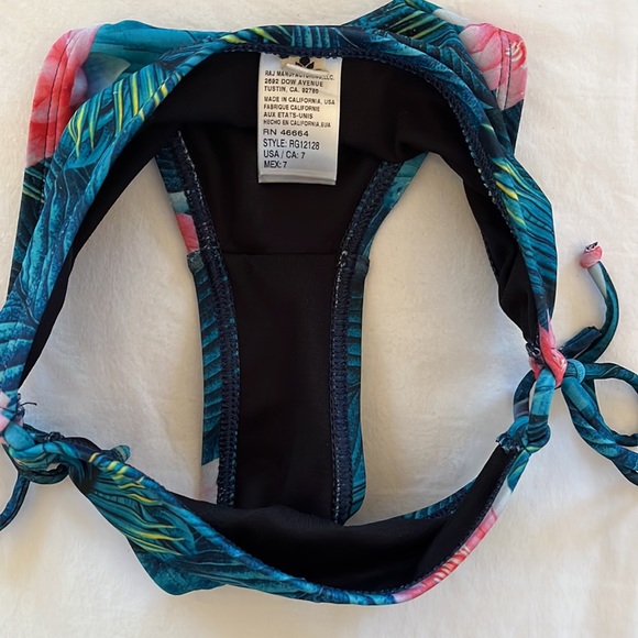 Reef Hawaiian Palm Print Bikini, Size 7 - Picture 6 of 6